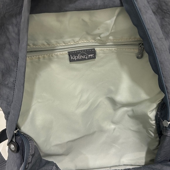 Kipling Original Ridge Large Ziptop Charcoal Gray Backpack BP2004 - Picture 11 of 16